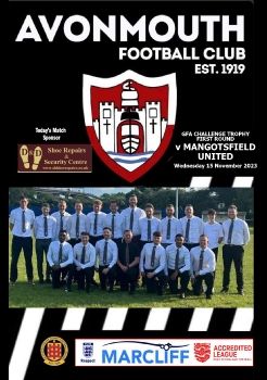 Avonmouth FC v Mangotsfield Utd GFA Cup 151123