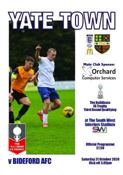 Yate Town FC v Bideford 311020