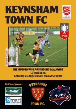 Keynsham Town FC v Longlevens FA Vase 260823