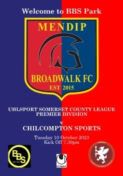 Mendip Broadwalk FC v Chilcompton Sports 101023