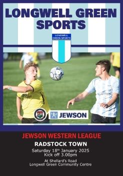 Longwell Green Sports v Radstock Town 180125