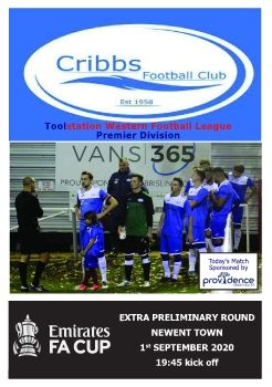 Cribbs FC v Newent FA Cup 010920