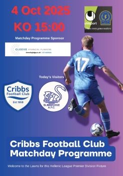 Cribbs FC v Slimbridge 041025