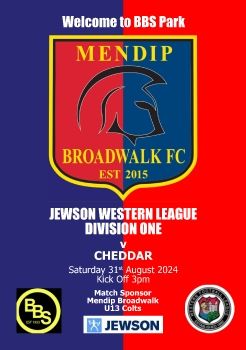 Mendip Broadwalk FC v Cheddar 310824 