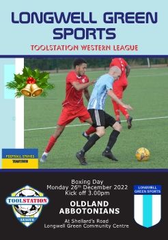 Longwell Green Sports FC v Oldland Abbotonians 261222