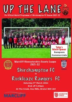 Shirehampton FC v Rockleaze Rangers 050322