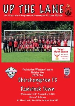 Shirehampton FC v Radstock Town 291123