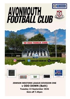Avonmouth FC v Odd Down 220926