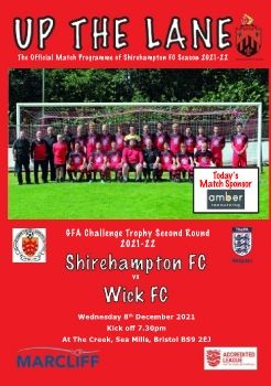 Shirehampton FC v Wick 081221