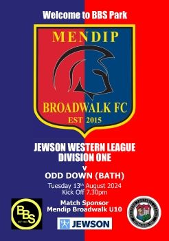 Mendip Broadwalk FC v Odd Down 130824