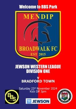 Mendip Broadwalk FC v Bradford Town 231124