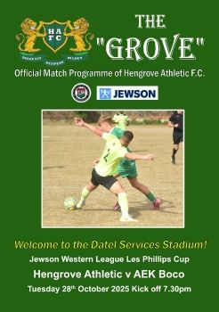 Hengrove Athletic v AEK Boco 281025