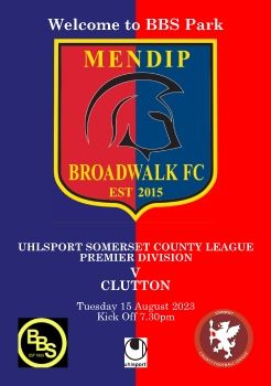 Mendip Broadwalk FC v Clutton 150823