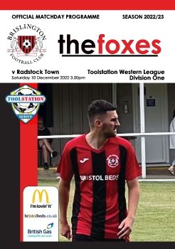 Brislington FC v Radstock Town 101222