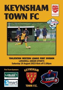 Keynsham Town FC v Longwell Green Sports 190823