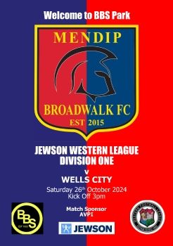 Mendip Broadwalk FC v Wells City 261024