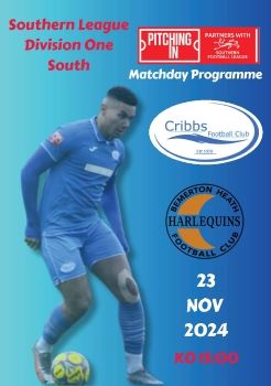 Cribbs FC v Bemerton Heath Harlequins 231124