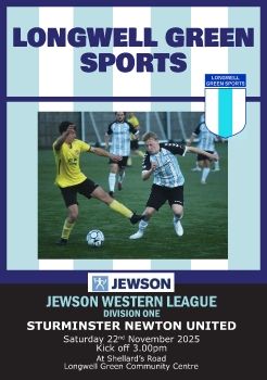 Longwell Green Sports v Sturminster Newton 221125