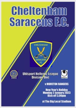 Cheltenham Saracens FC v Moreton Rangers 020123