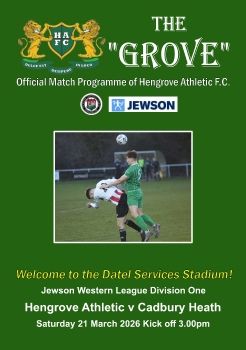 Hengrove Athletic v Cadbury Heath 210326