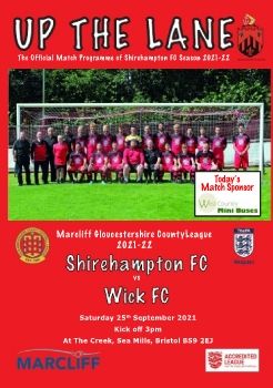 Shirehampton FC v Wick 250921