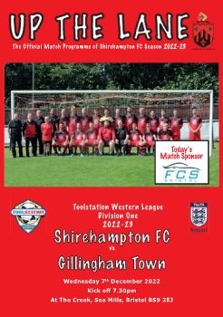 Shirehampton FC v Gillingham Town 071222