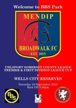 Mendip Broadwalk FC v Wells City 160923