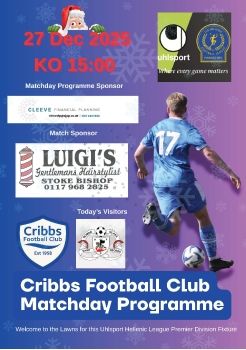 Cribbs FC v Roman Glass St George 271225