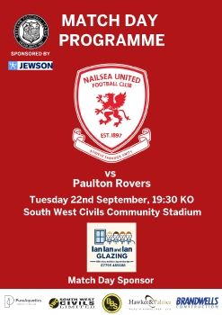 Nailsea Utd v Paulton Rovers 220926