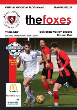 Brislington FC v Cheddar 300923