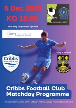 Cribbs FC v Lydney Town 061225