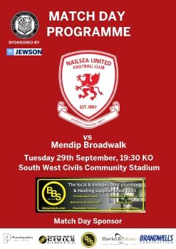 Nailsea Utd v Mendip Broadwalk 290926