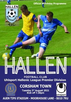 Hallen FC v Corsham Town 030821