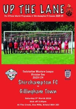 Shirehampton FC v Gillingham Town 090324