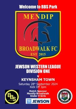 Mendip Broadwalk FC v Keynsham Town 280924