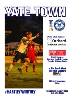 Yate Town FC v Hartley Wintney 220122