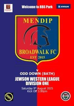 Mendip Broadwalk FC v Odd Down 090825