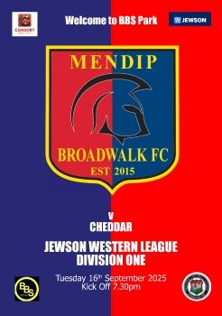 Mendip Broadwalk FC v Cheddar 160925