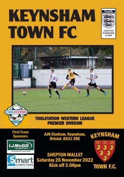 Keynsham Town FC v Shepton Mallet 261122