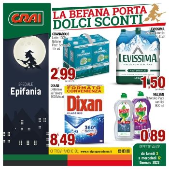 LA BEFANA PORTA DOLCI SCONTI - Offerta valida da lunedì 3 a mercoledì 12 gennaio 2022