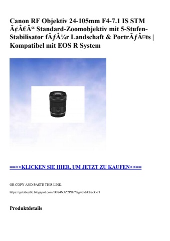 6584 canon rf objektiv 24-105mm f4-7