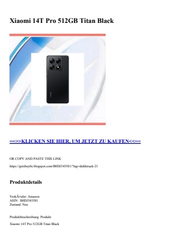 4939 xiaomi 14t pro 512gb titan black