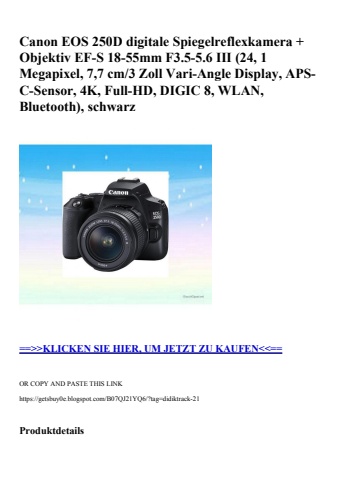 8424 canon eos 250d digitale spiegelreflexkamera   objektiv ef-s 18-55mm f3
