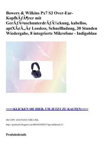 6531 bowers   wilkins px7 s3 over-ear-kopfhãƒâ¶rer mit gerãƒâ¤uschunterdrãƒâ¼ckung  kabellos  aptxã¢â„â¢