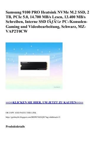 0729 samsung 9100 pro heatsink nvme m