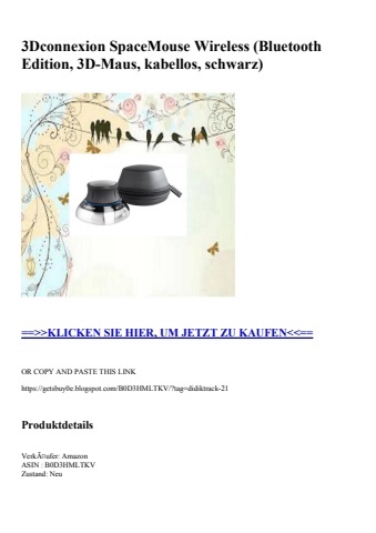 1227 3dconnexion spacemouse wireless  bluetooth edition  3d-maus  kabellos  schwarz