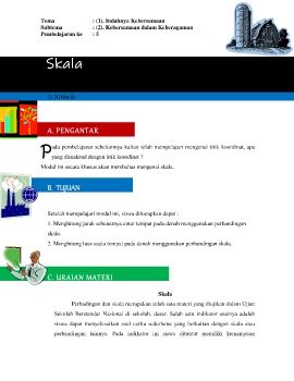 Bahan Ajar Digital Kelas 5 Materi Skala