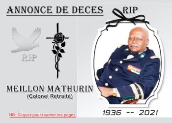 Programme des Obseques du Colonel Mathurin MEILLON