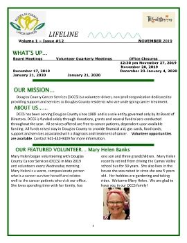 November 2019 Newsletter