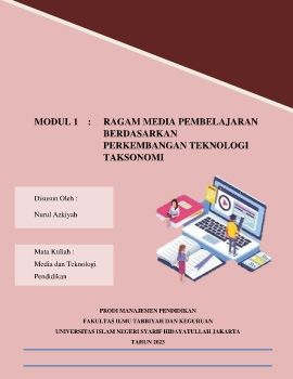 Modul 1 media dan teknologi pendidikan